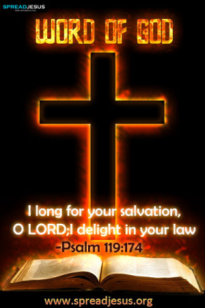 Bible verses Psalm Today's Word of God I long for your salvation,O ...