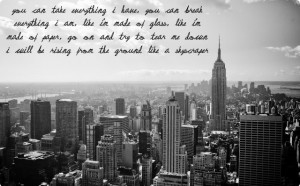 Demi Lovato Skyscraper Quotes Quote