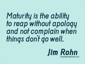 Jim Rohn – Apology Quotes