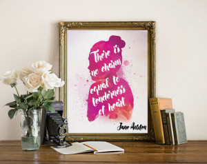 Jane Austen quote art wall art wall decor print inspirational quote ...