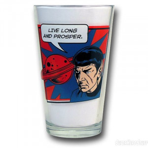 Star Trek Quotes Pint Glass Set- Spock View