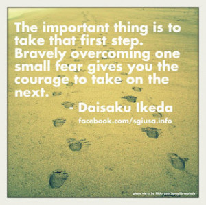 Take That First Step ~ Strengthening Your Practice and Your Life