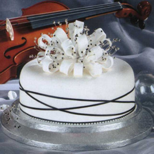 Simple Single Tier Wedding Cakes