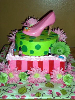 Happy Birthday Shoe Cake