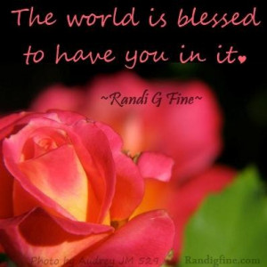 Appreciation quotes sayings world is blessed