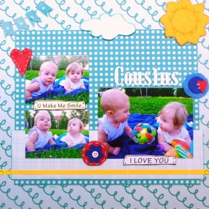 Cousins Scrapbook Stickers