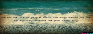 Amazing Beach Beautiful Quotes Facebook Cover