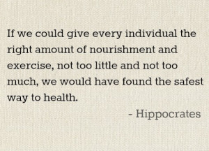 Hippocrates. Thoroughly modern. ASB