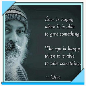 Osho Quote Love Happy When...