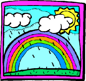 Cute Rainbow Quotes Rainbow drawing