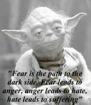Wise words from Yoda