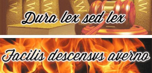 Shadowhunter sayings in Latin: dura lex sed lex: The law is heard, but ...