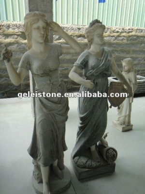famosa antigua de piedra de la escultura griega