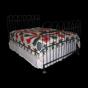 Antique Wrought Iron Bed Frame
