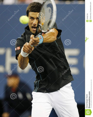 Professional Tennis Player Novak Djokovic