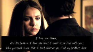 The Vampire Diaries TV Show TVD quote
