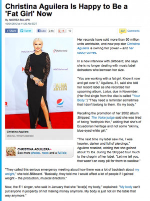 How Christina Aguilera’s Fake 