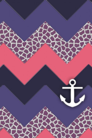 chevron background with anchor