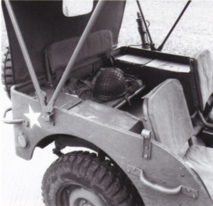 Photo: Ernie Pyle, War Correspondent, seated, with a jeep driver on ...