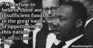 MLK quote on supportting opportunity