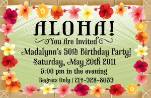 Aloha Gie Luau Hawaiian...