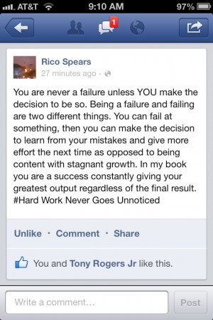 Hard work never goes unnoticed