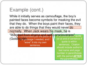 Essay Block Quotes Examples