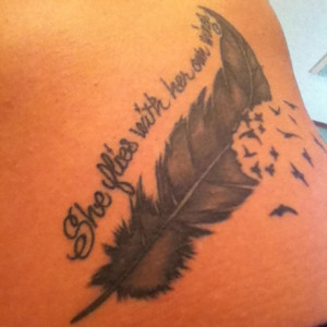 My Tattoo - She's flies with her own wings