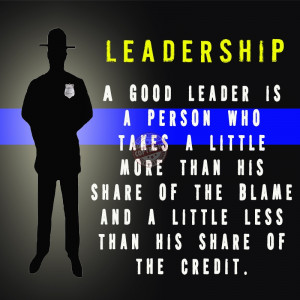 Police Leadership Motivational Quotes