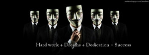 Hard work + Dreams + Dedication = Success