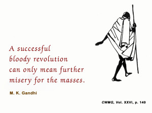 Mahatma Gandhi Quotes on Violence