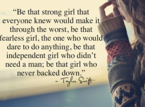 Be strong