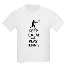 Keep calm and play tennis Kids Light T-Shirt for