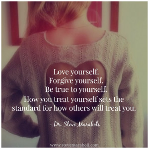 ... standard for how others will treat you.” – Steve Maraboli #quote