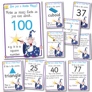 maths challenge poster pack
