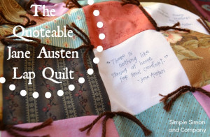 Jane Austen Quilt