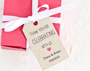 Favor Tags - Wedding Favor Tag - Bridal Shower Favor Tag - Gift Tag ...