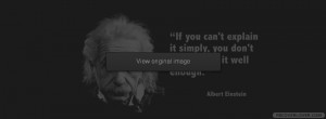 Albert Einstein Quote Facebook Covers More Quotes Covers for Timeline