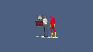 minimalistic dc comics superheroes police funny the flash flash comic ...