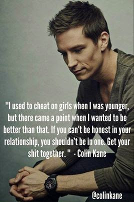 ... your relationship you shouldn t be in one get your shit together colin