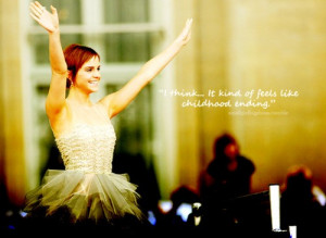 Emma watson, quotes, sayings, childhood, harry potter