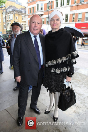 Picture Julian Fellowes and Emma Joy Kitchener London United Kingdom