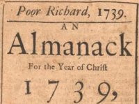 poor richard s almanack was a yearly almanack published by benjamin ...
