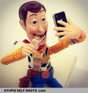 Cartoon Self Shot Selfie...