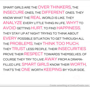 cute, girls, love, pretty, quote, quotes, smart girls