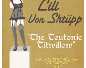 Lili Von Shtupp Gig Poster (BLAZING SADDLES) ...