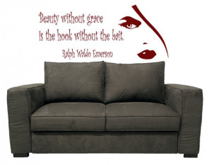 Wall Decals Quote Grace Beauty Salon People Woman Model Face Home ...