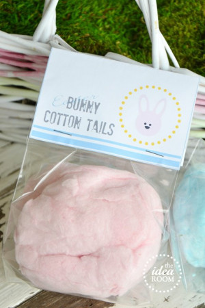Super cute for a baby shower favour Cotton Candy BunnyTails