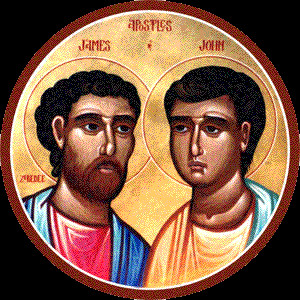 Apostles James (the greater) and John