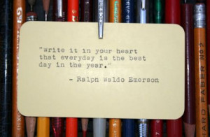 love this quote from Ralph Waldo Emerson and thought using old ...